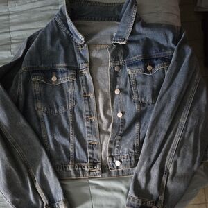 SHEIN Blue Jean Jacket